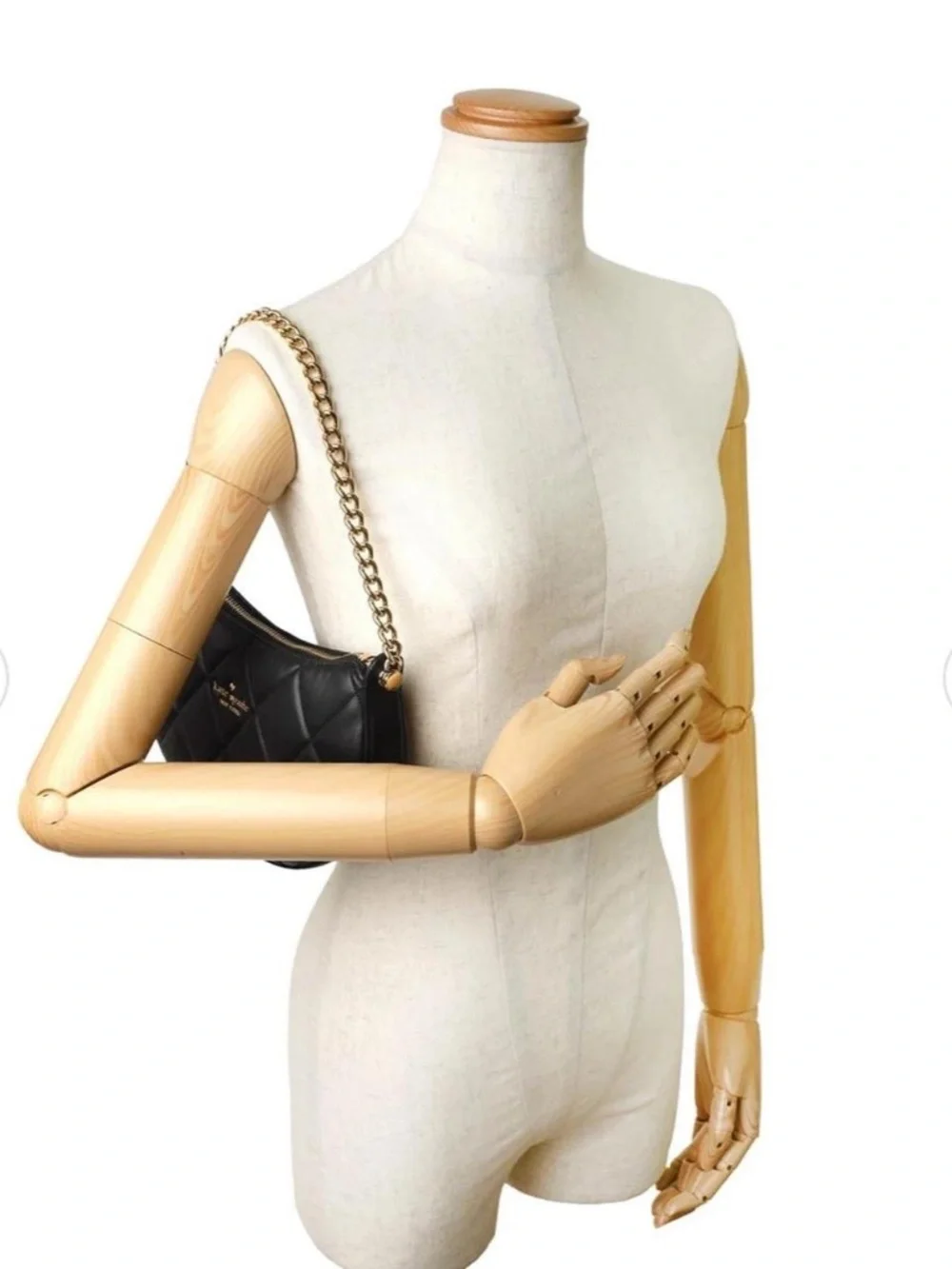 Kate Spade New York Shoulder Bag KC495 001 Black Gold